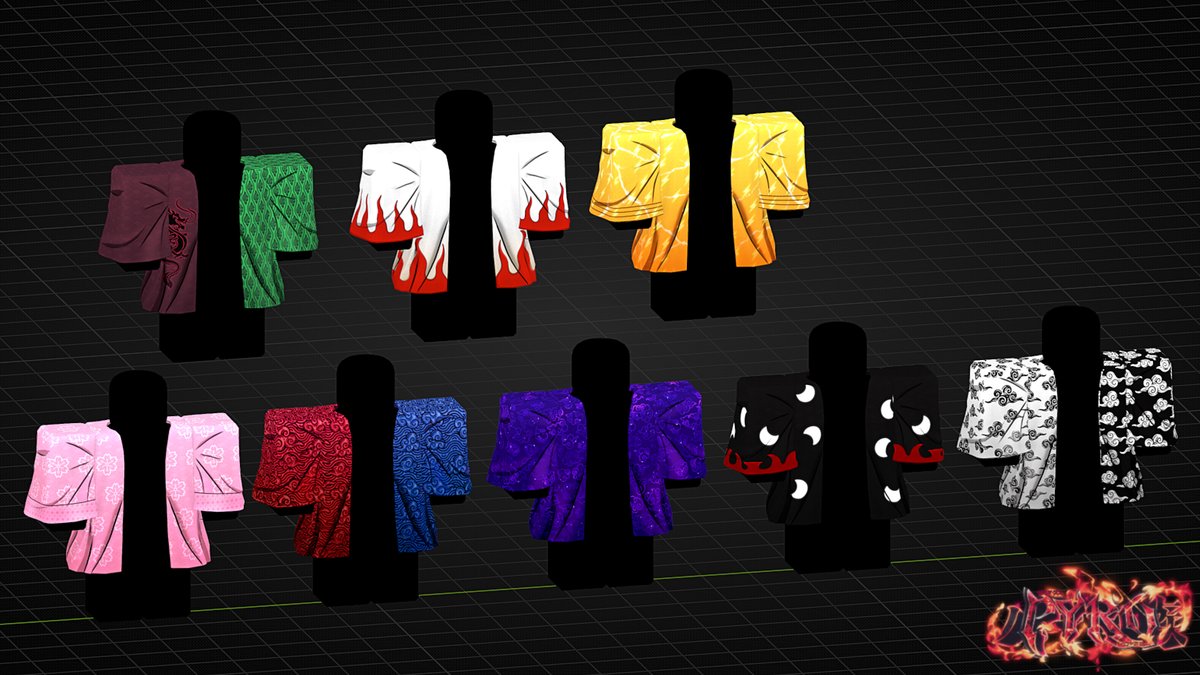 Custom Haori Models I made for Mugen 
#Roblox #RobloxDev #DemonSlayer