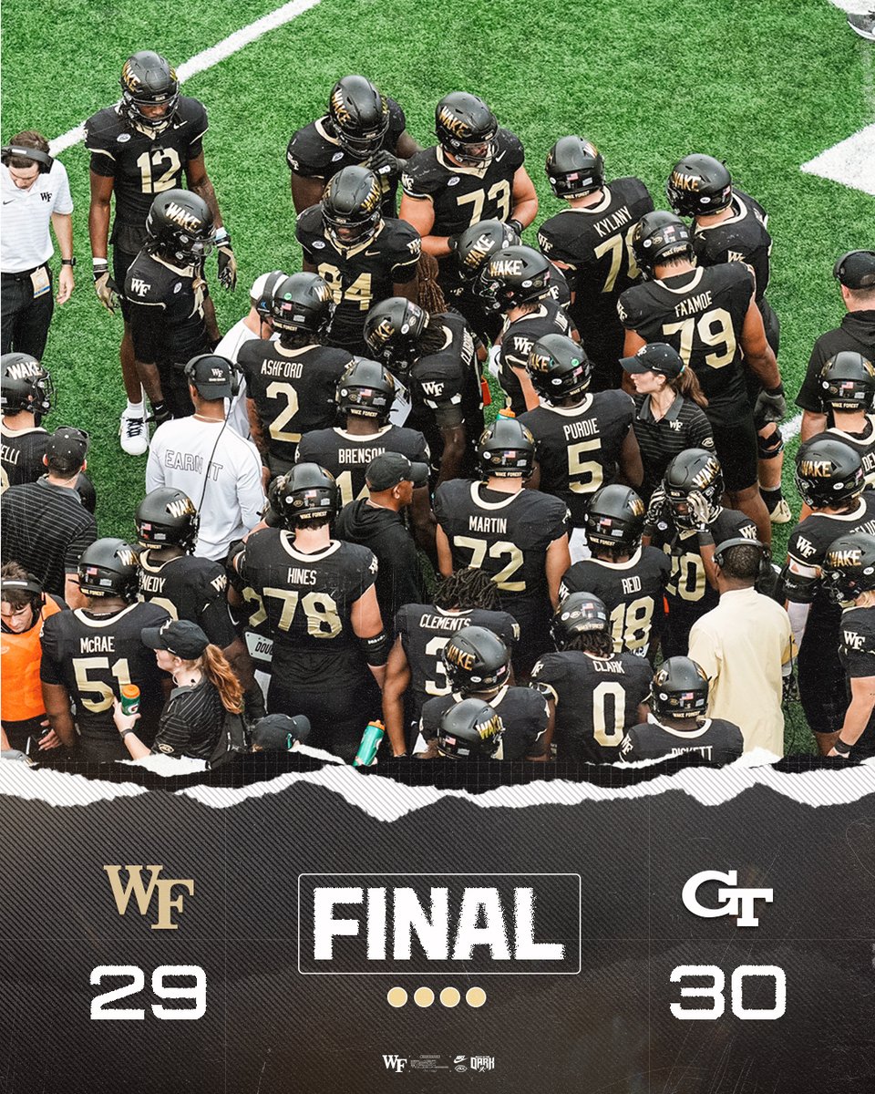 Wake Forest Football tweet media