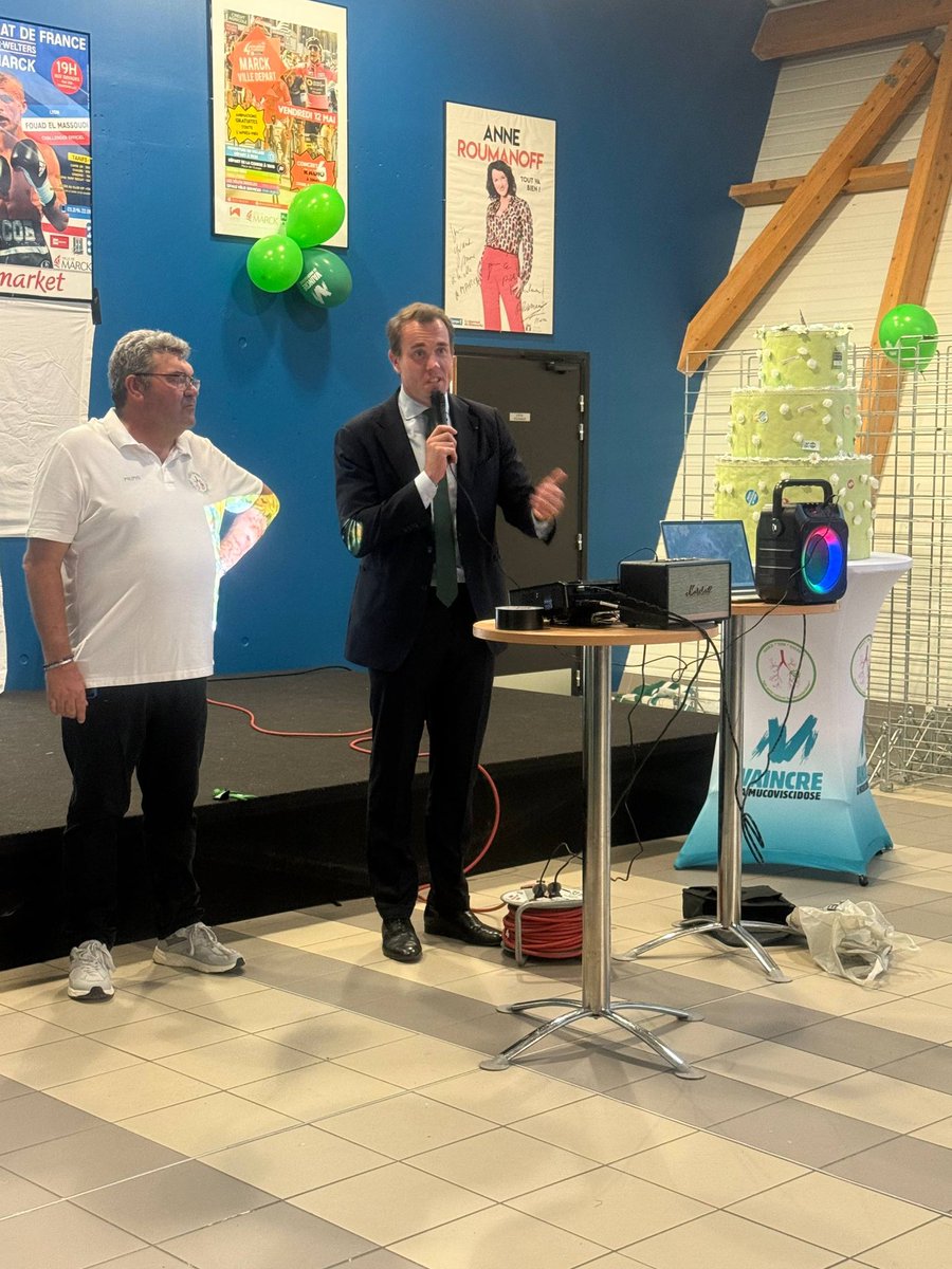 MarcDeFleurian's tweet photo. 🇫🇷 Très heureux d’avoir fêté avec les bénévoles de Marck Tom Souffle les 5 ans de leur association et les 10 ans des Virades de l’espoir aux Dryades à #Marck
Rendez-vous demain pour la marche et la pétanque ! https://t.co/5CRbAZQXPy