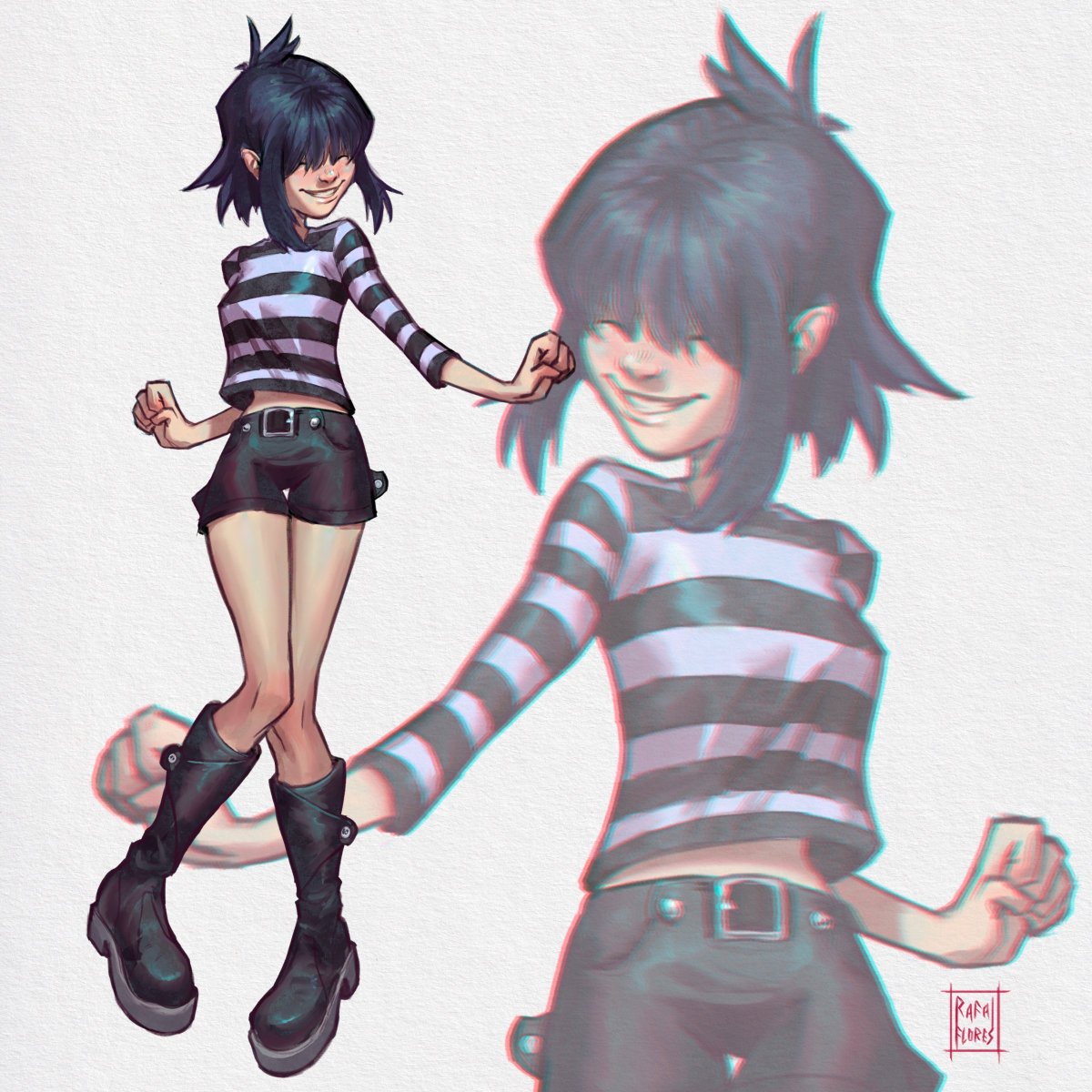 Weekend´s Fanart 
 Noodle from <a href="/gorillaz/">gorillaz</a>  
#gorillaz #noodle