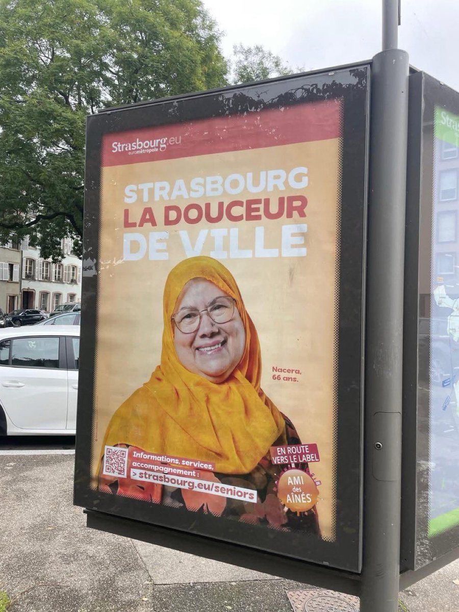 Strasbourg, avec une maire de la honte qui affiche une femme portant un symbole d’oppression et d’inégalité.

Propre. 

Vivement que la maire en poste (EELV) parte.