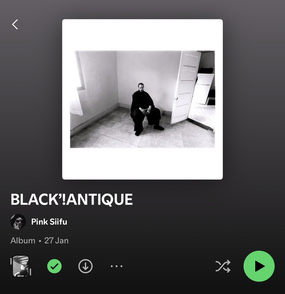 quick reminder that this is still a top 10 album of 2025 &amp; Pink Siifu one of the best live performers in the genre