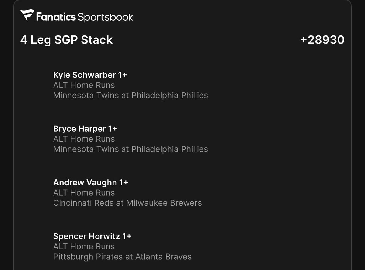 SGP_Vick's tweet image. .05U HR COLLAB WITH @InDebtBet 

Let’s cash this Bomb 

scoresandodds.com/all/parlay?qui…