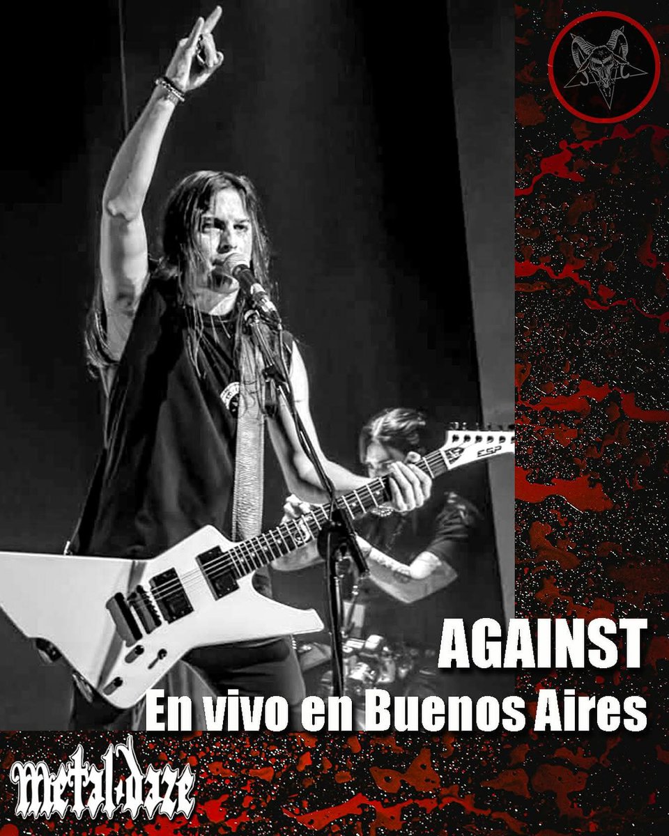 AGAINST, presentó su último disco Tradición, fiel a la cultura del género, el pasado 14 de septiembre. Para esto, contaron con la participación de INVASIÓN, VIOLENT EXECUTION y DESCARNADO como invitados. Nosotros estuvimos ahí y te contamos cómo fue todo
 metaldazeweb.com/against-en-viv…