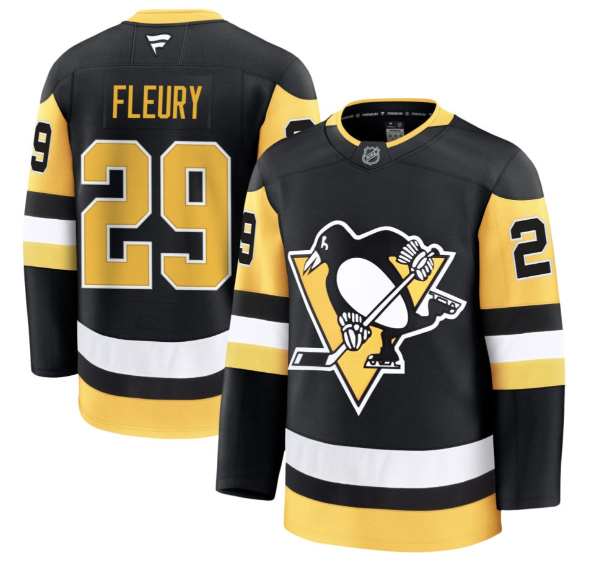 We just made it easier than ever to snag a customized Fleury jersey! Head over to pensgear.com/fleury-jersey and order yours today! (Subject to manufacturing times)