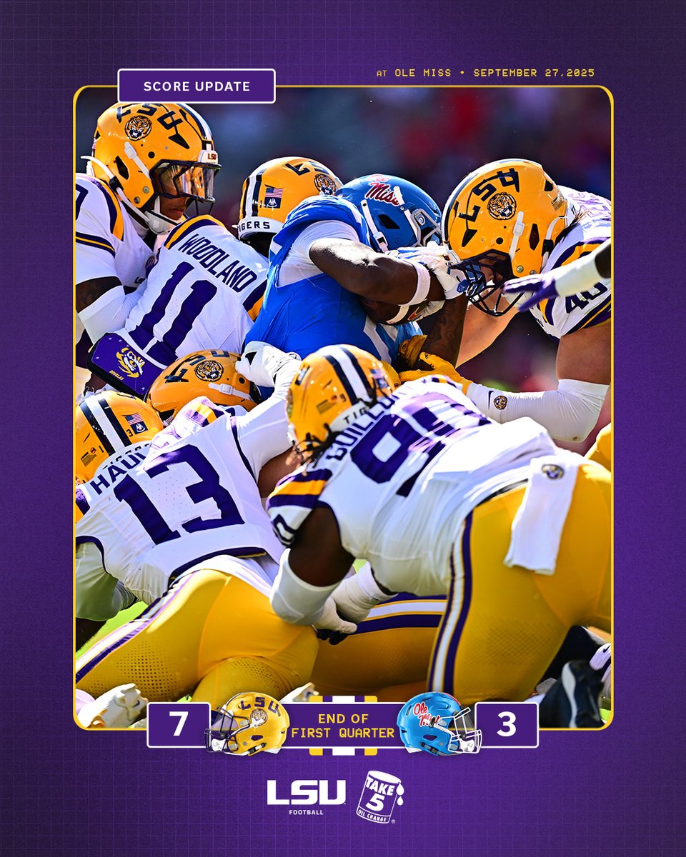 LSU Football tweet media