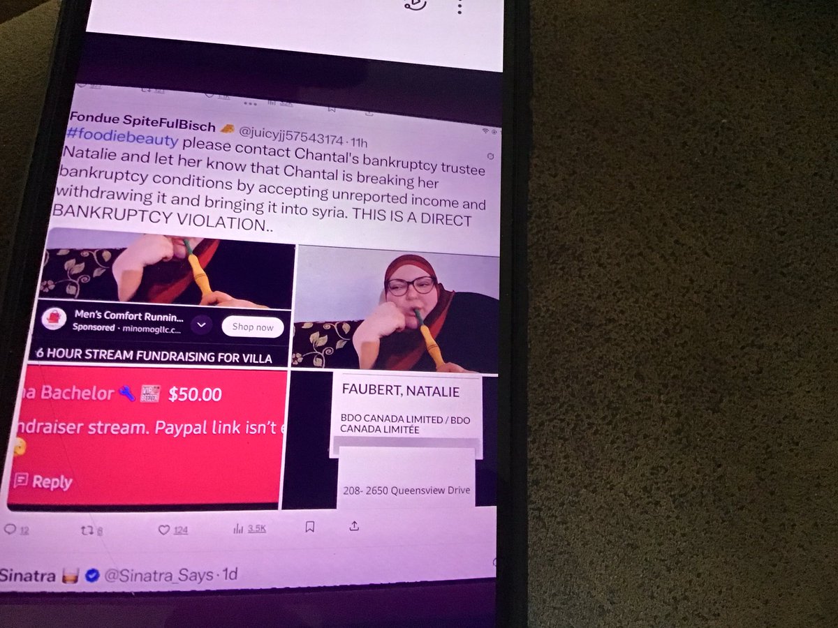 WhoDatLuvDat's tweet image. Anyone wanting to report GUNTAL to her bankruptcy trustee? Here you go, let’s keep her ignorant ass in Syria!