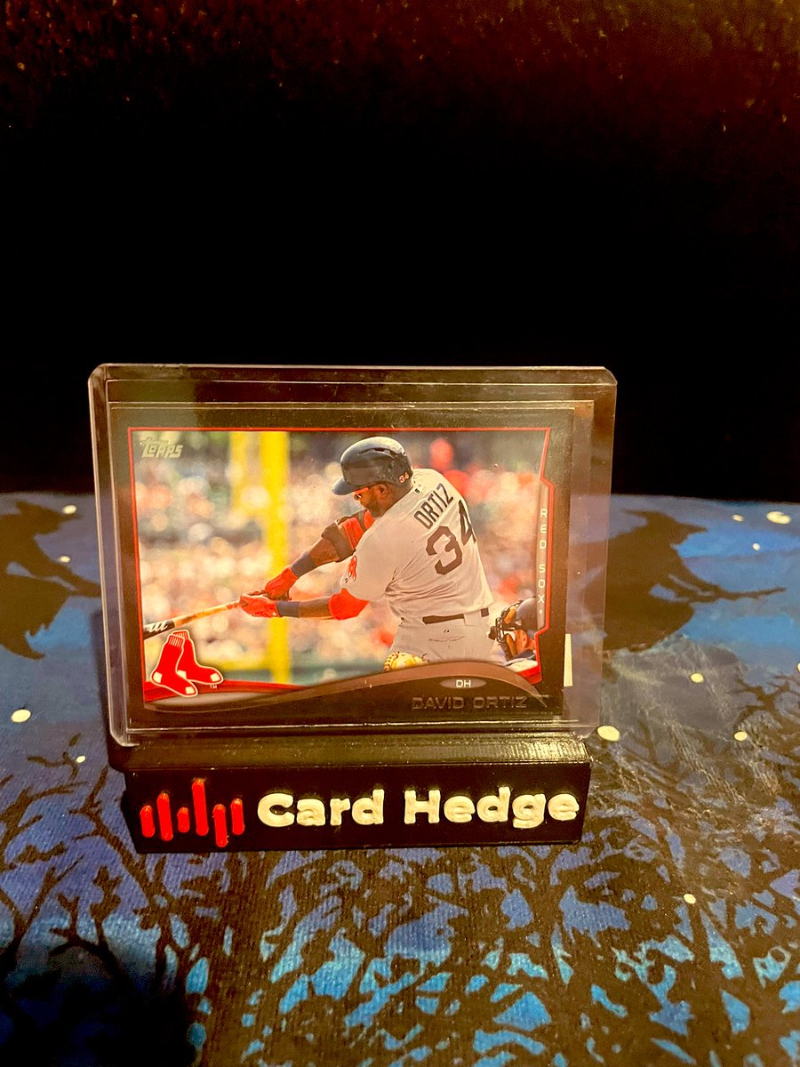 4SeamCards's tweet image. Pickups have slowed way down for me but added this one today /63. @cardhedger @CardHubPH @ThoseBackPages @eddiemcpigskin #toppsblack #bigpapi #baseballcards