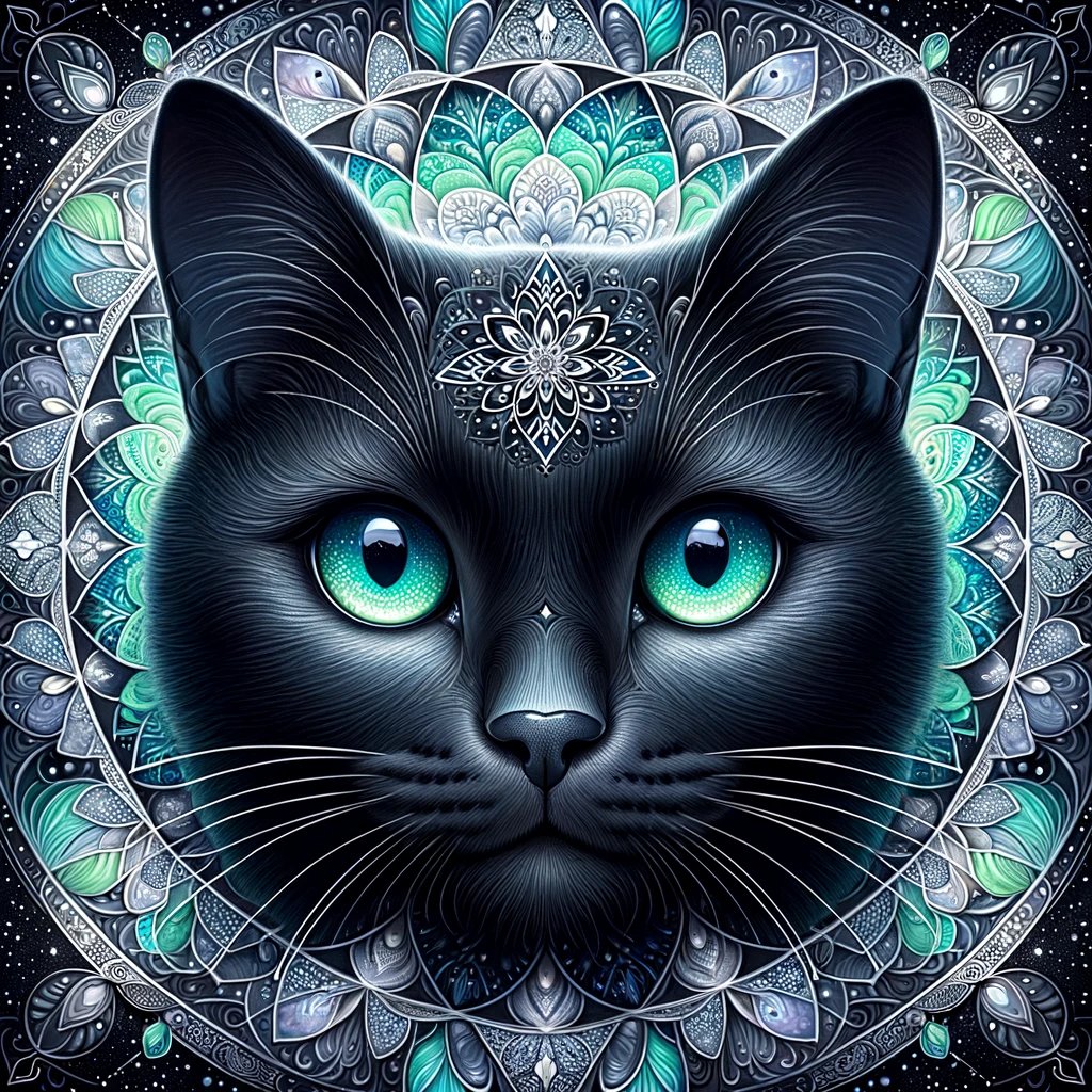 uranai_kuroneko's tweet image. 開運・魔除けの #黒猫マンダラ です。

#黒猫教 はマンダラへの祈りから始まります。
本日も投稿をご覧いただき、まことにありがとうございます。

いいねとRT で今日のあなたをお守りします🐈‍⬛

#開運 #金運 #恋愛運
#幸運 #引き寄せ