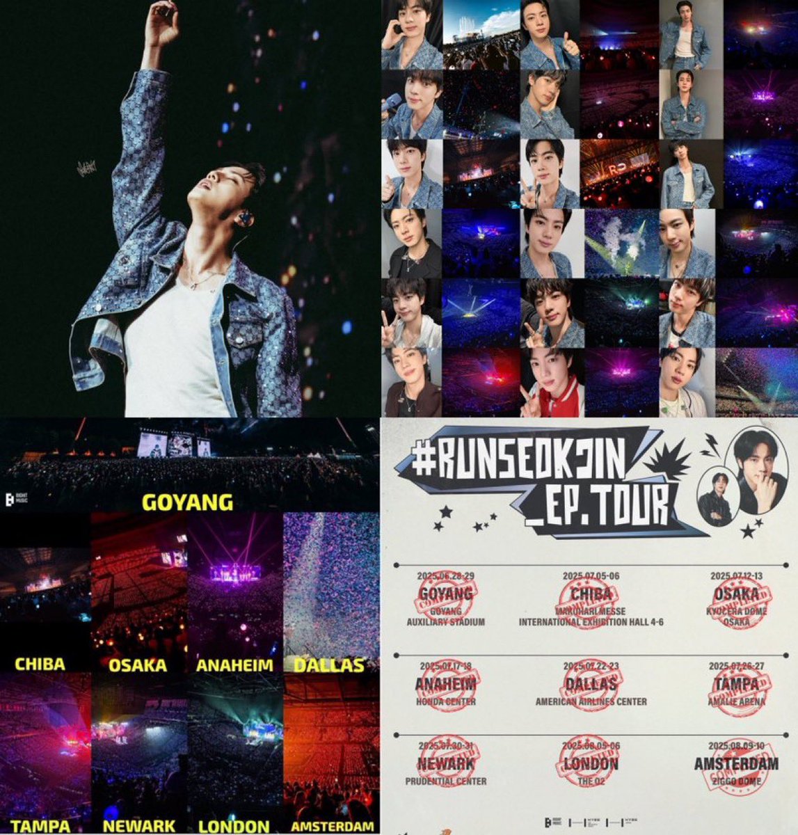 seokjinarmor's tweet image. Thank you for always showing your love for us through actions!
From ARMY love songs Moon, The Astronaut, etc.
To great Ch. 2 contents--Festa 2024, Run Jin, etc

THANK YOU RUNSEOKJINepTOUR
RUN WITH JIN FOREVER
#행복했다_런석진투어_수고했어_김석진
#김석진의_도전은_계속됩니다 

Ctto