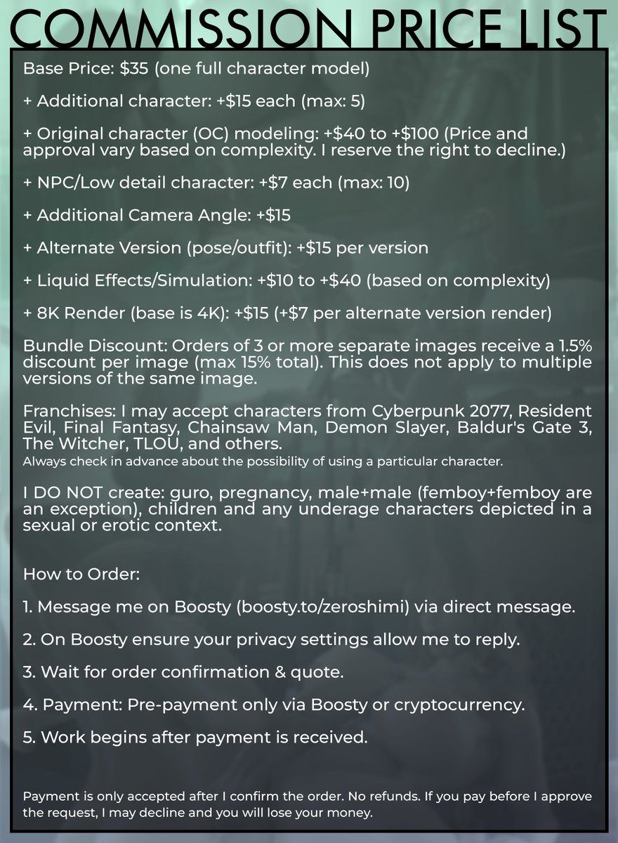 Zeroshimi (commission open) tweet media