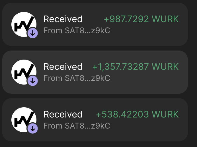 Literally receiving FREE tokens just by holding... EVERY 2 hours!!!

<a href="/WurkFun/">WURK.FUN</a> - retweet and earn, hodl and earn.