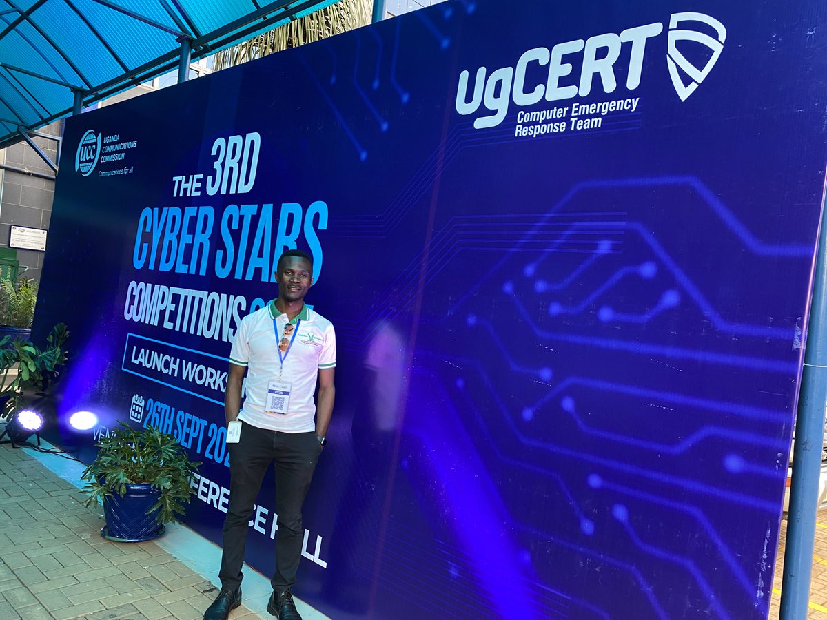Just attended the 3rd Cyber Star Competition 2025 launch workshop at <a href="/UCC_Official/">UCC</a>, representing <a href="/KampalaUni/">Kampala University </a> Ready to showcase my cybersecurity skills and learn from the best #CyberStarCompetition #KampalaUniversity #CybersecurityAwareness