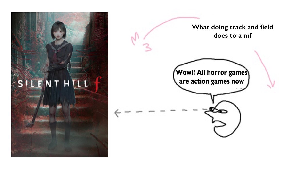 Splippyfop's tweet photo. Been playing Silent Hill f https://t.co/Uh4plYxhVN