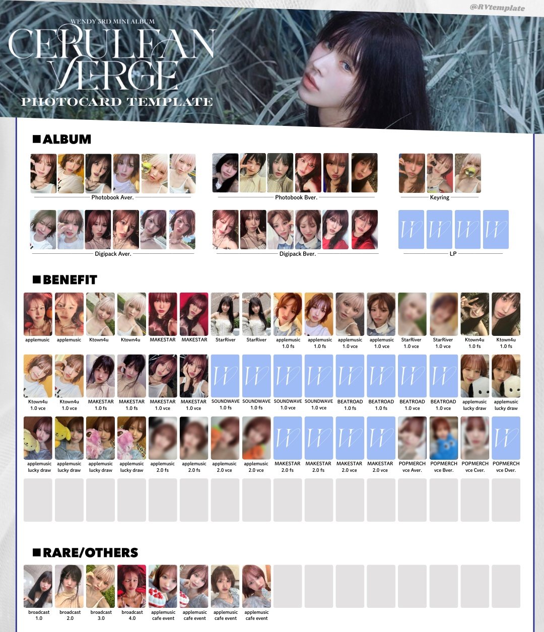 RedVelvet ウェンディ トレカ レッドベルベット レドベルletter Red Velvet template (@RVtemplate) / X