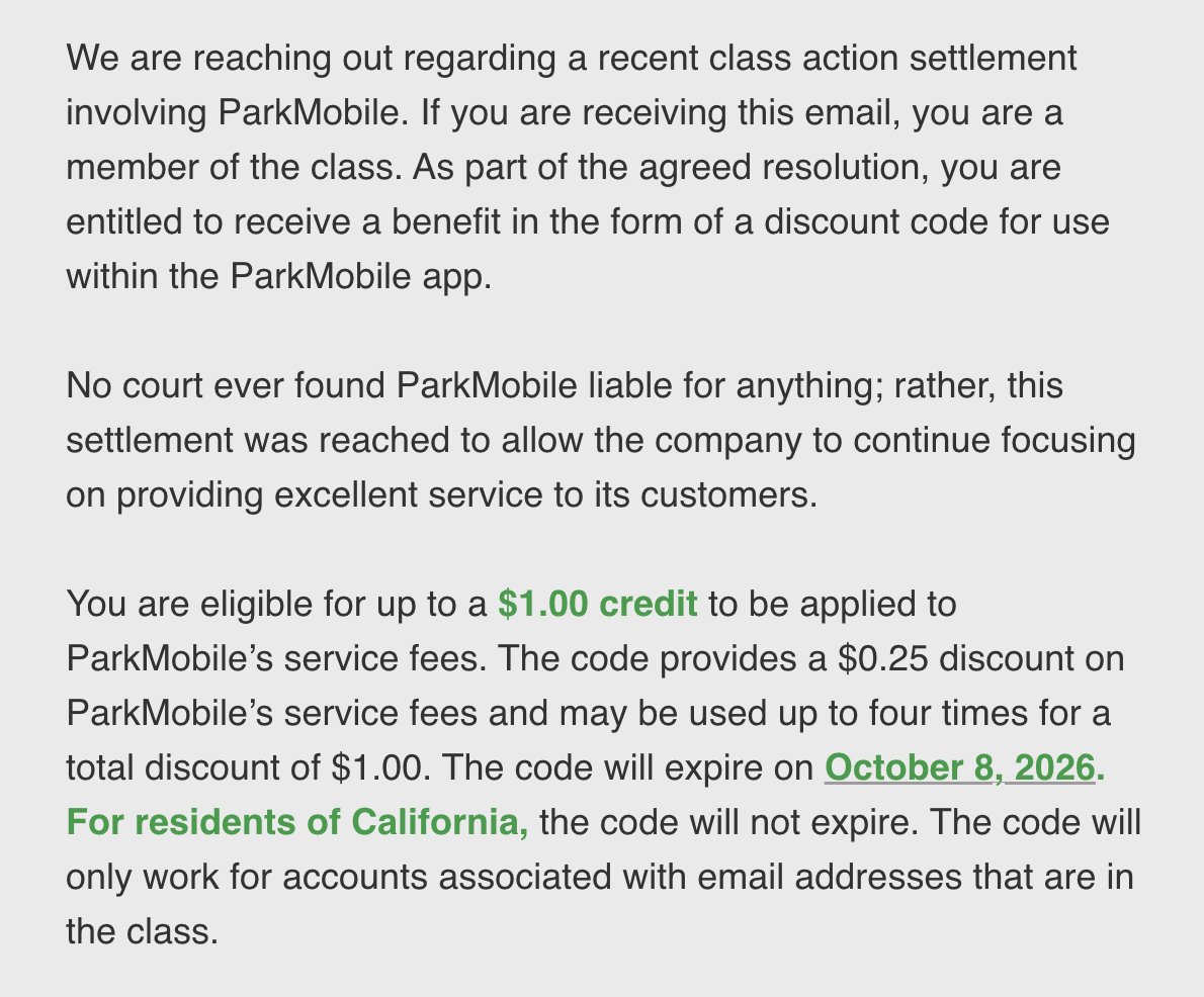 TOTAL abuse of the legal system! Negative benefit to me (reading this email) $7M to counsel!

-Attorneys’ fees awarded: $6,178,387.00 (≈ 18.84% of $32.8M). 

-Litigation expenses reimbursed: $765,072.28 (≈ 2.33%). 

-Total to Class Counsel (fees+expenses): $6,943,459.28 (≈