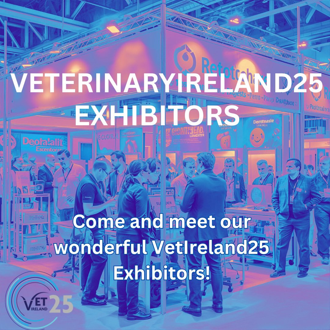 VetIrlEvents's tweet photo. While attending the #VetIreland25 Conference, don't forget to check out our bumper Exhibition area.

Discover the latest veterinary products, services, and technologies shaping the future of animal healthcare — all under one roof!…cont… https://t.co/0RquhMZPH7