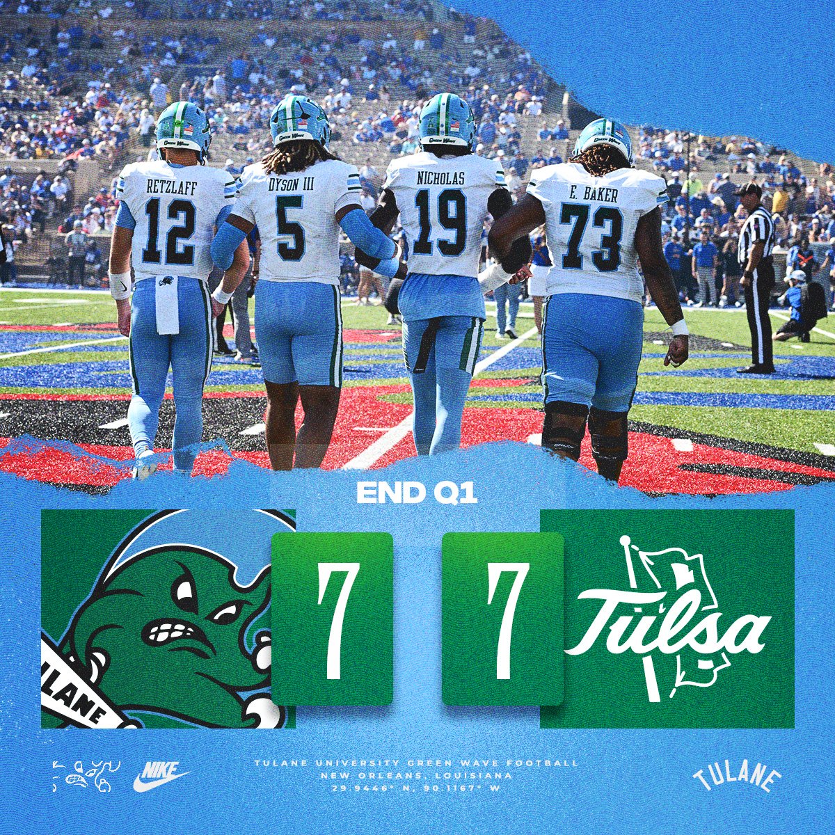 Tulane Football tweet media