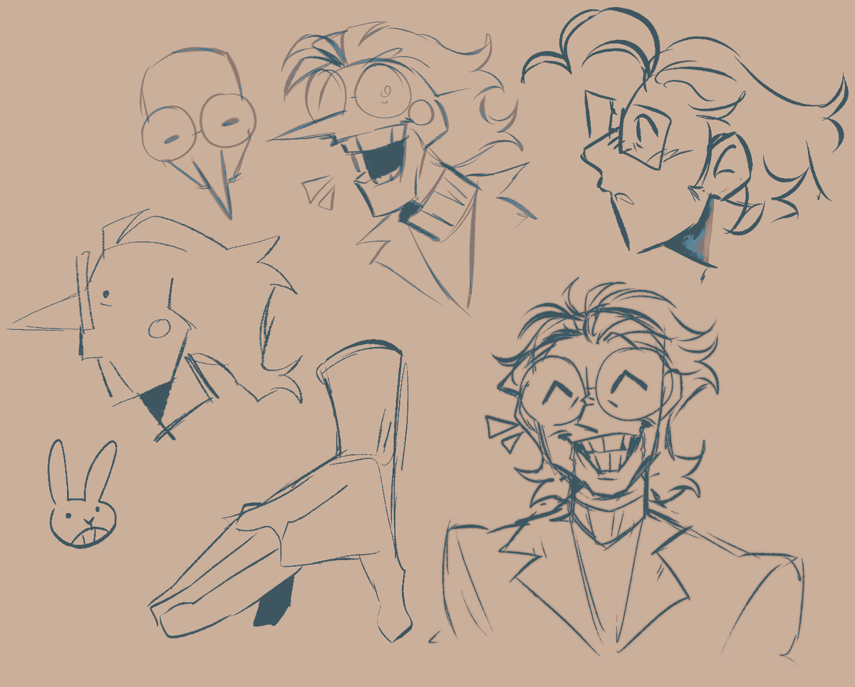 doodle rabbit tweet media