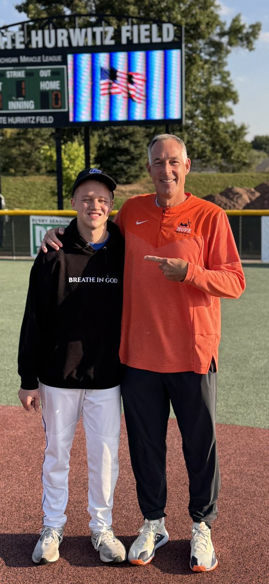 Thank you <a href="/HopeCollegeWBB/">Hope College WBB</a> and <a href="/Hope_Basketball/">Hope Men's Basketball</a> for volunteering today at West Michigan Miracle League!