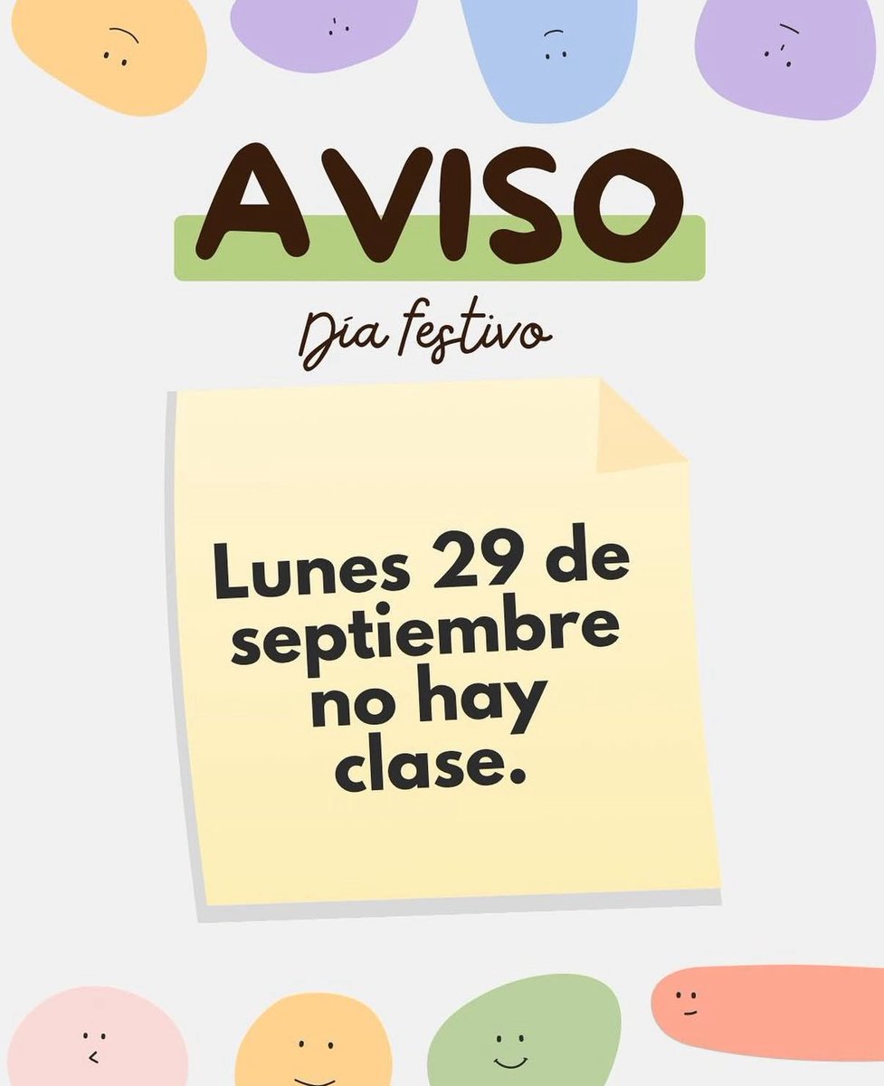 Desde el CEIP Álvar Fáñez, os comunicamos que el próximo lunes 29 de septiembre no hay clase por ser festivo local en nuestro pueblo.

Os deseamos un feliz descanso y unas felices fiestas 🎉

<a href="/educacyl/">Educación JCyL</a>
<a href="/cfievalladolid/">CFIE VALLADOLID</a>
<a href="/villadeiscar/">villadeiscar</a>

#ceipálvarfáñez #29deseptiembre #festivolocal