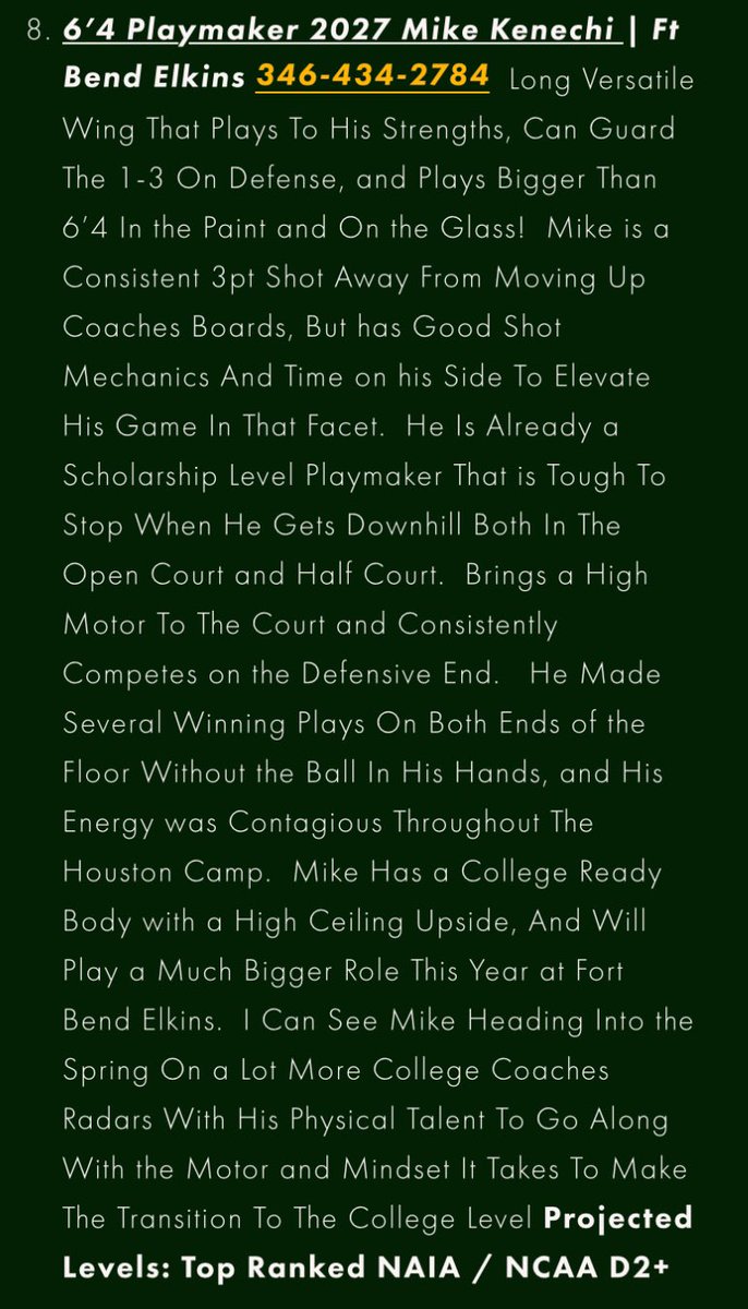 Michael Chukwuneke (@mchukwuneke2027) on Twitter photo Thanks for the write up <a href="/UC_Exposure/">Russell "Coach V" Vanlandingham</a>!
<a href="/lbdselect2027/">LBD Select 16U</a> <a href="/NXTLevelSN/">NXT Level Sports Network</a> <a href="/djones8301/">Doug Jones</a> <a href="/KevinMoses38/">Kevin Moses LLC</a> <a href="/AnalyticalCoach/">🥶The Baller Plug🥶</a> <a href="/TxTakeover_Ned/">T.T.E.Basketball</a> <a href="/jeurey1962/">John Eurey</a> <a href="/Uorangemen2/">Coach Davis Sr, 25yrs plus experience</a> <a href="/CoachSpeeedy/">Jermelle Fraser</a> <a href="/CountdownReport/">Countdown Recruiting Network</a> <a href="/CThaProphet24/">Alex Y</a> <a href="/GHAHoops/">Greater Houston Area H🏀🏀ps</a> <a href="/WWFE_RCT/">WeWorkforEverything Recruiting</a> <a href="/CoachADLEAD/">L.E.A.D Player Development</a> <a href="/5_report/">5StateHoopReport</a> <a href="/p32league/">P32 League</a> <a href="/ElkinsHoops/">Elkins Basketball</a> <a href="/BlinnMBB/">BLINN COLLEGE MBB</a> Thanks for the write up <a href="/UC_Exposure/">Russell "Coach V" Vanlandingham</a>!
<a href="/lbdselect2027/">LBD Select 16U</a> <a href="/NXTLevelSN/">NXT Level Sports Network</a> <a href="/djones8301/">Doug Jones</a> <a href="/KevinMoses38/">Kevin Moses LLC</a> <a href="/AnalyticalCoach/">🥶The Baller Plug🥶</a> <a href="/TxTakeover_Ned/">T.T.E.Basketball</a> <a href="/jeurey1962/">John Eurey</a> <a href="/Uorangemen2/">Coach Davis Sr, 25yrs plus experience</a> <a href="/CoachSpeeedy/">Jermelle Fraser</a> <a href="/CountdownReport/">Countdown Recruiting Network</a> <a href="/CThaProphet24/">Alex Y</a> <a href="/GHAHoops/">Greater Houston Area H🏀🏀ps</a> <a href="/WWFE_RCT/">WeWorkforEverything Recruiting</a> <a href="/CoachADLEAD/">L.E.A.D Player Development</a> <a href="/5_report/">5StateHoopReport</a> <a href="/p32league/">P32 League</a> <a href="/ElkinsHoops/">Elkins Basketball</a> <a href="/BlinnMBB/">BLINN COLLEGE MBB</a>
