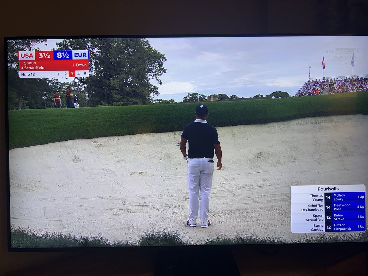 When do the #USA concede?? #RyderCup2025