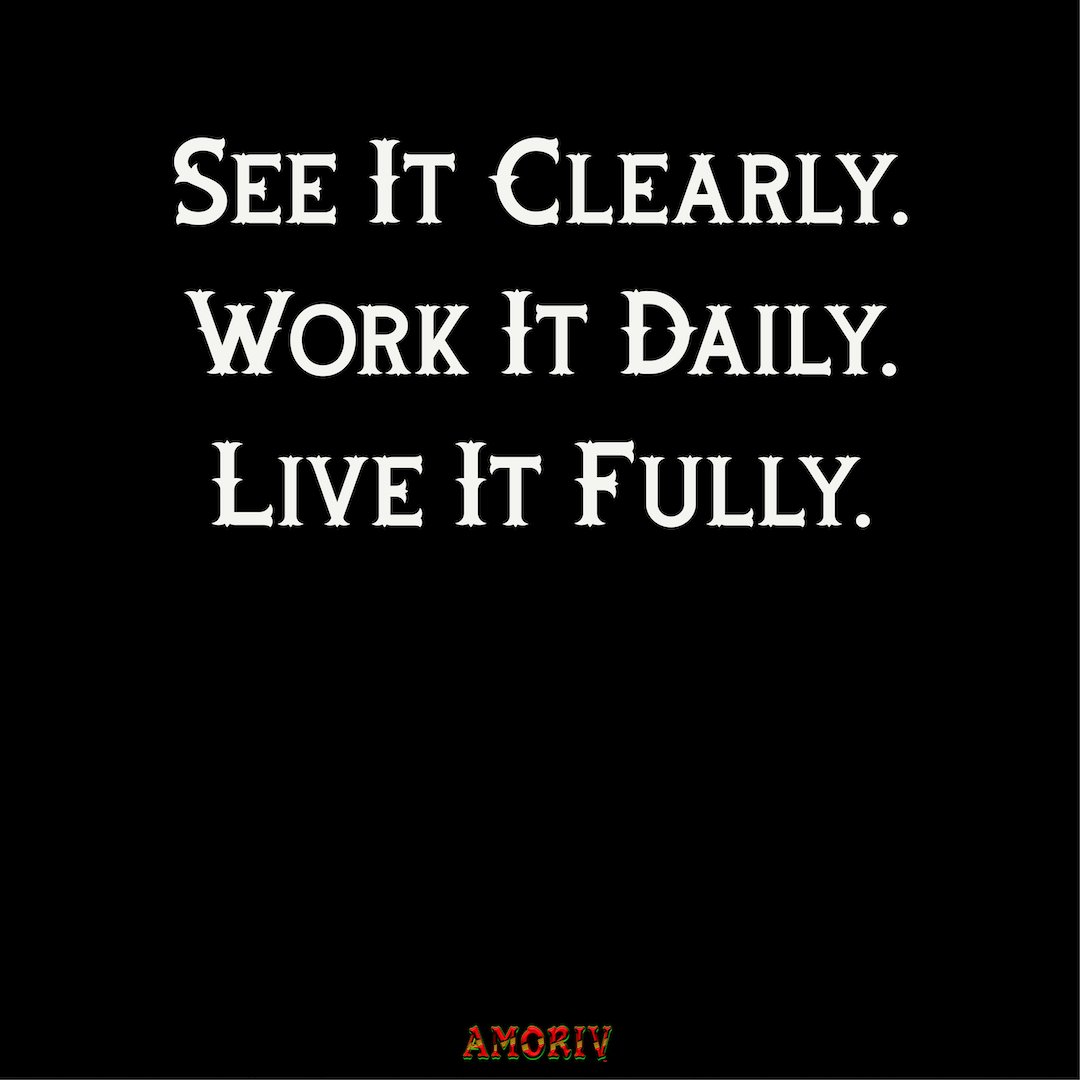 AMORIVCOLLECTIV's tweet image. Outside of talent or luck, consistency is what transforms vision into reality. Hold the picture in your mind, back it with daily effort, and success becomes inevitable.

What vision are you committed to showing up for every day?

#Vision #Consistency #DreamsIntoReality