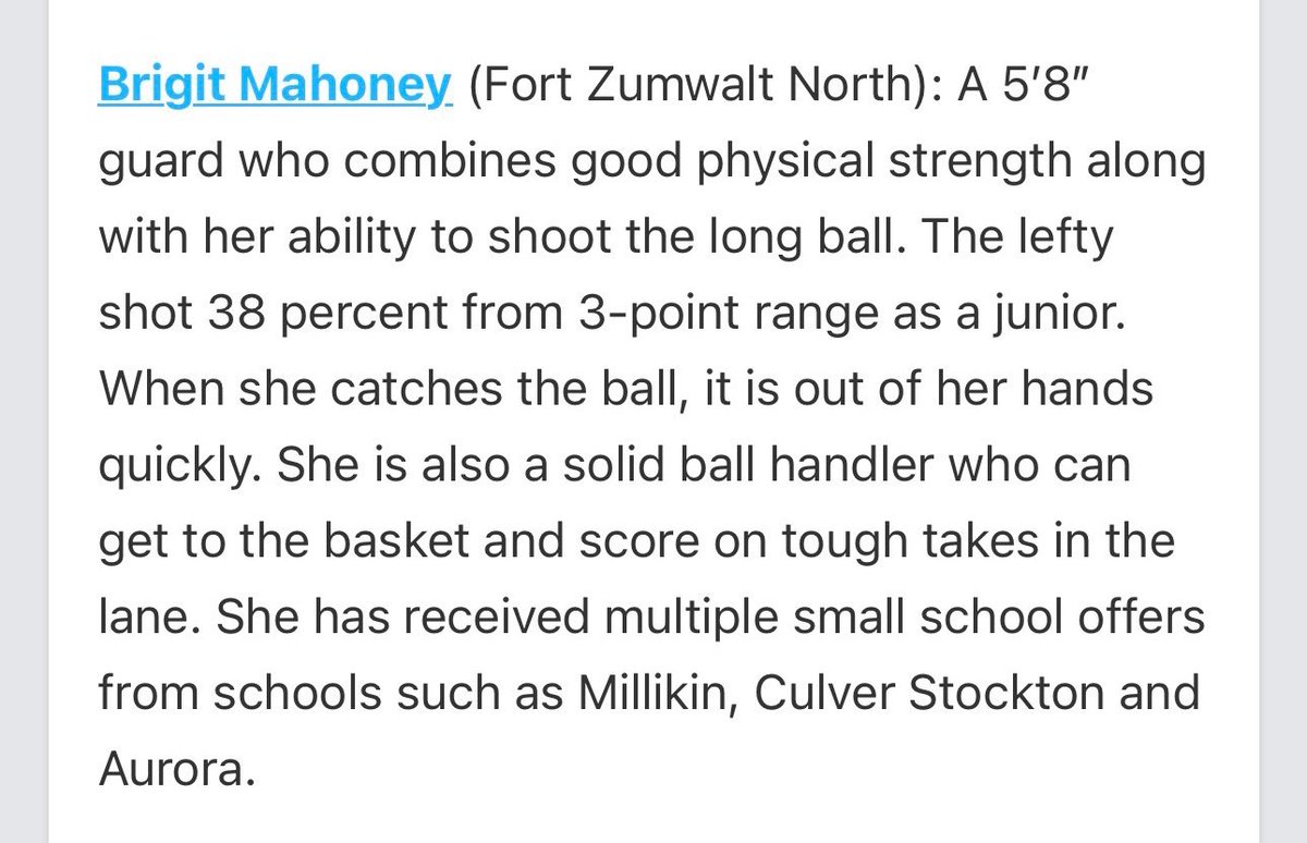 Brigit Mahoney tweet media