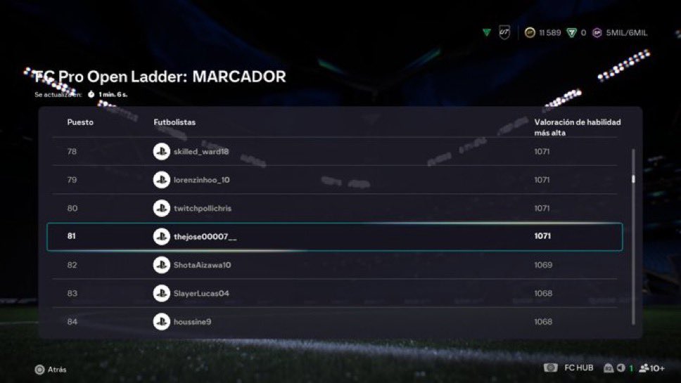 Empezamos el primer ladder de la temporada.

Poco a poco vamos pillando el meta y subiendo puntos.💪

Seguimos.