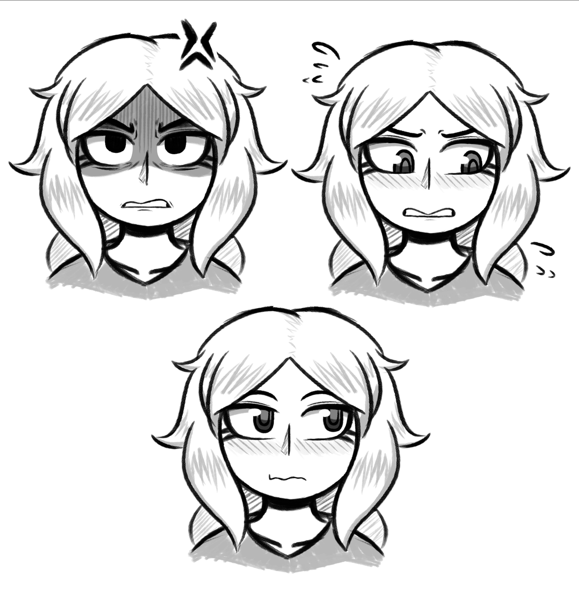 mintytoid2's tweet photo. Some Fio sketches plus some color testing https://t.co/AoNwm2cyN3