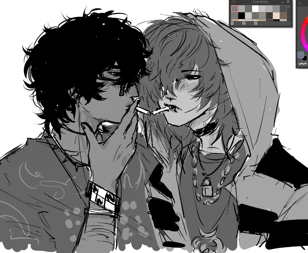 k_urisu7s's tweet image. more emo shuake I like them ok #shuake #p5r