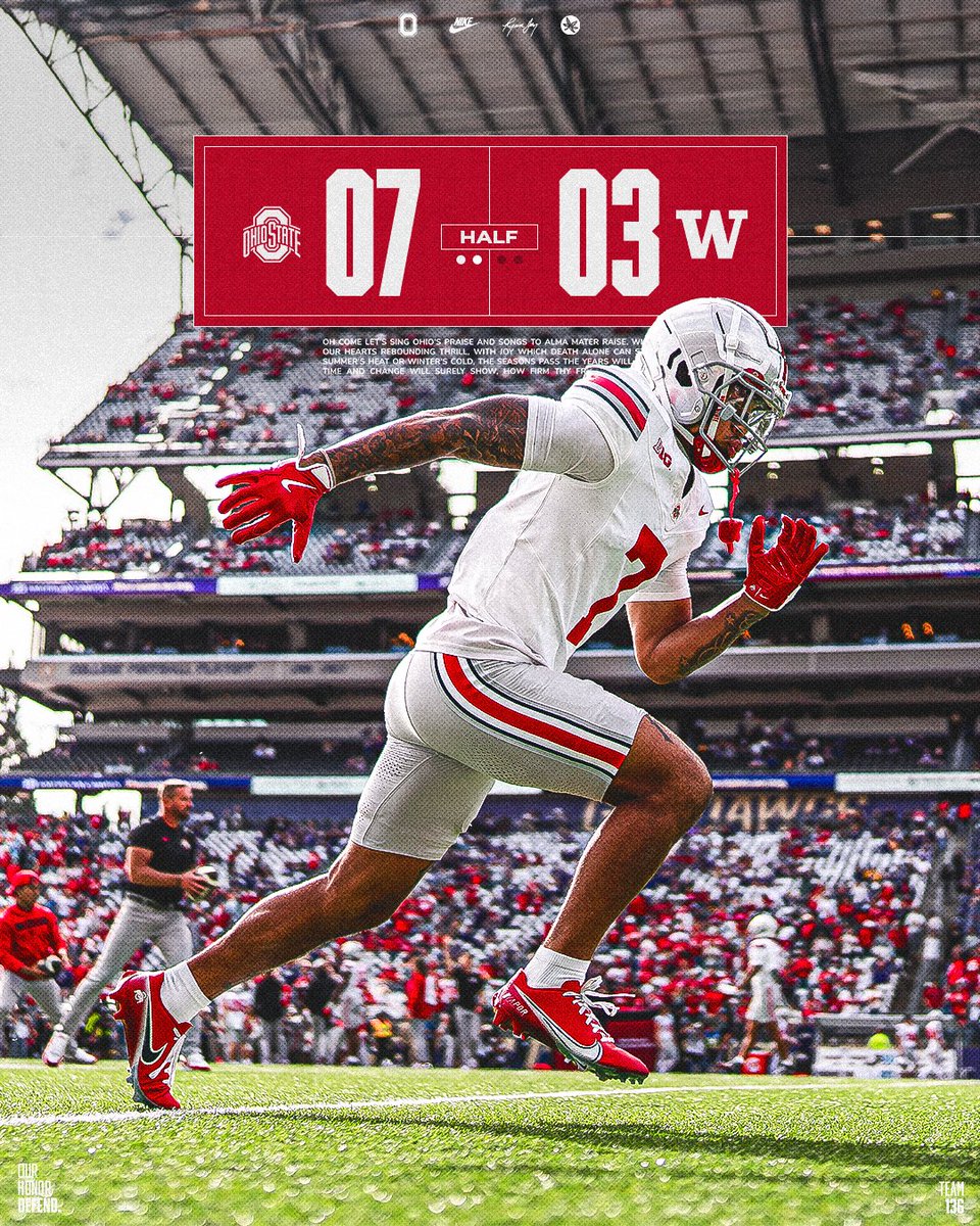 OhioStateFB's tweet photo. On top through 2️⃣.
#GoBucks https://t.co/qsMFUrhwDN