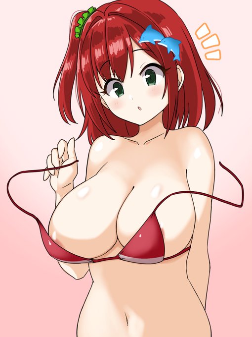 入華ちゃんビキニポロリ👙🐬 