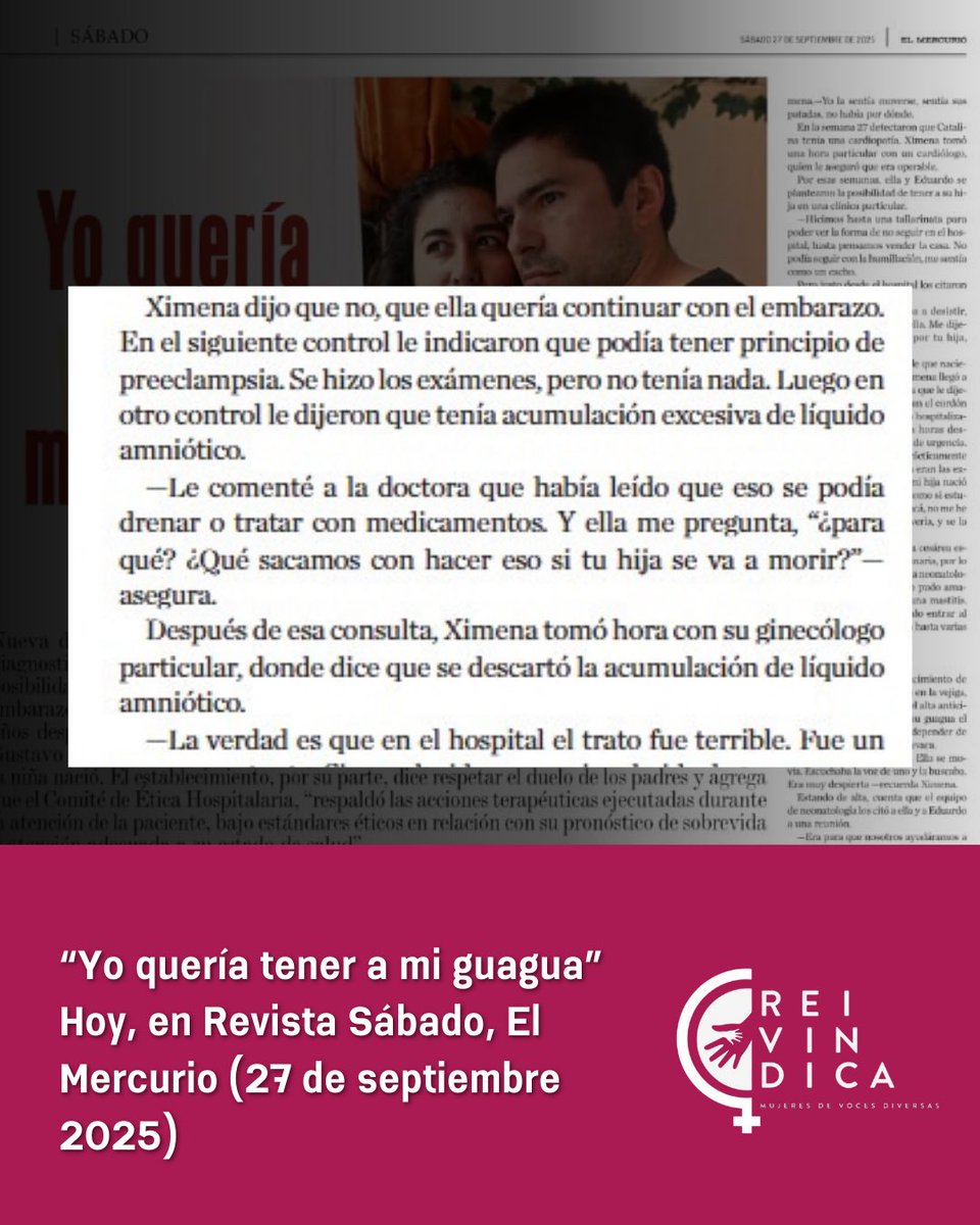 MMReivindica's tweet photo. Impacta lo frecuente que estas situaciones ocurren en el sistema de salud, que fomenta y presiona a mujeres para abortar y cuando sus hijos nacen son tratado como cosas.  Dónde están quienes decían defender el #derechoadecidir? Seguirán con su silencio tapando la realidad ? https://t.co/yk6h4NSLiZ