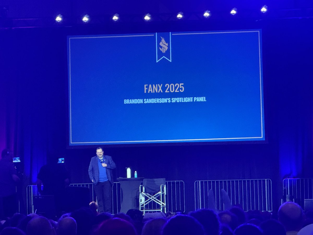 There’s a packed house for the Brandon Sanderson panel at <a href="/fanxsaltlake/">FanX® Salt Lake Comic Convention™</a>.