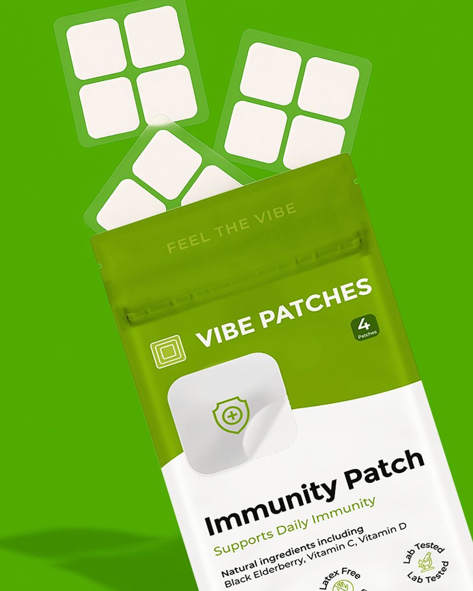 VibePatches's tweet image. 🛡️ Everyday defense, without the pills. 🛡️
Sniffles, travel days, cold season, the Immunity Patch has your back.
Zinc, Elderberry, Vit C &amp;amp; D3 + more.
Plant-based • 8–10 hrs • Vegan • Made in USA
Peel. Stick. Guard. 💪
#ImmunityPatch #VibePatches #WellnessPatch #TopicalPatch