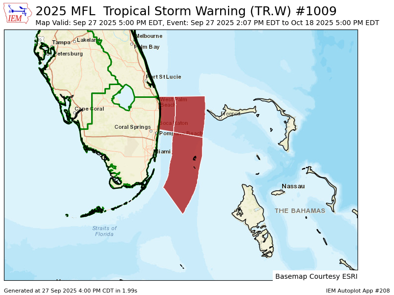 iembot_mfl's tweet photo. MFL continues Tropical Storm Warning for Coastal waters from Jupiter Inlet to Deerfield Beach FL out 20 NM, Waters from Jupiter Inlet to Deerfield Beach FL from 20 to 60 NM [AM] until further notice https://t.co/xSnJohC6yX https://t.co/suoCQA4HmV