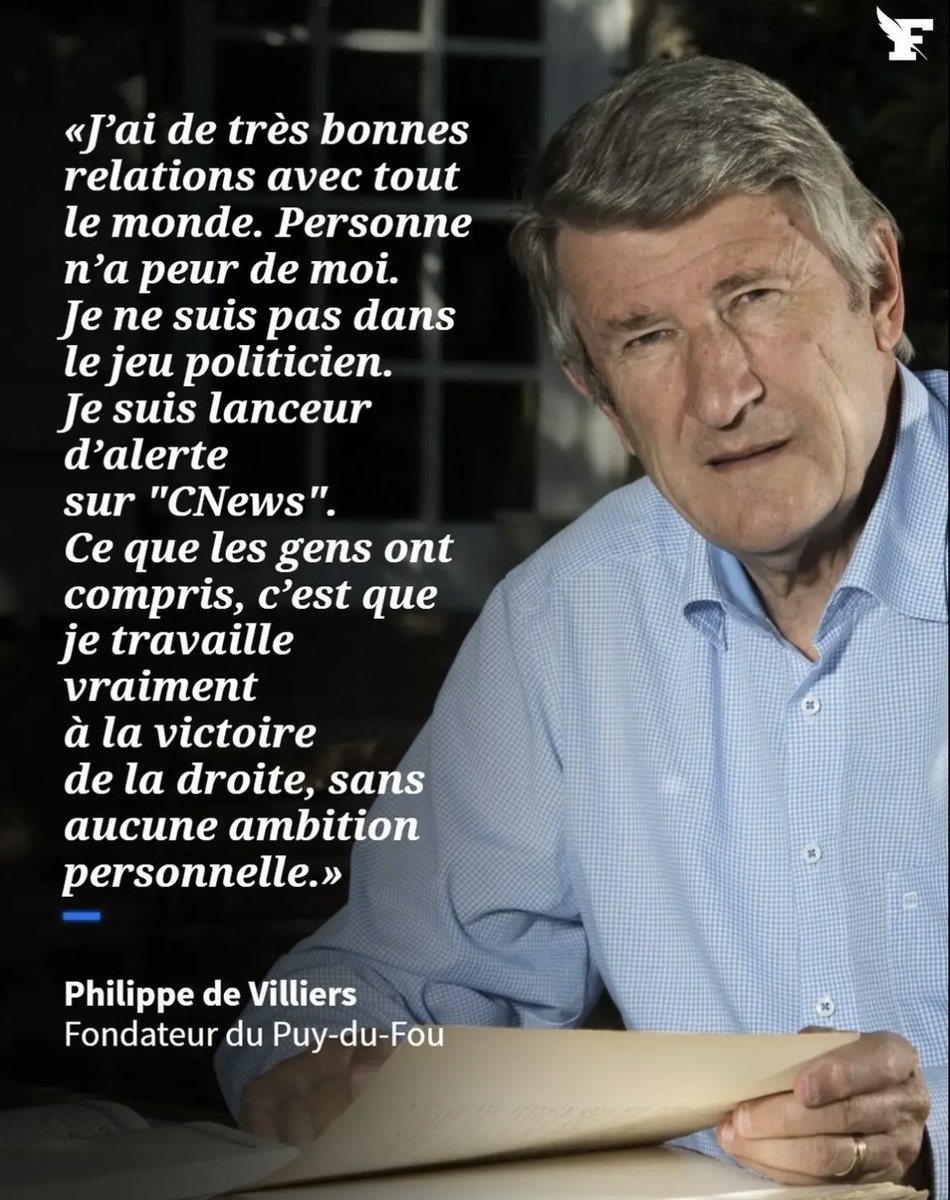 BourdeauNews's tweet photo. " Je travaille vraiment à la victoire de la droite, sans aucune ambition personnelle. "

Qu'en pensez-vous ? https://t.co/ewfAK7j2LQ