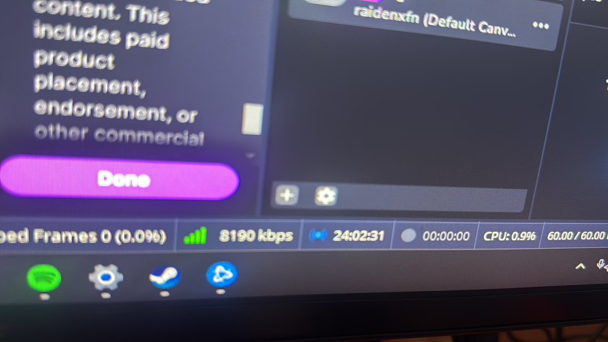 RaidenXFN's tweet photo. IM FINALLY DONE #twitch #streamer https://t.co/OnOHjf0wfn