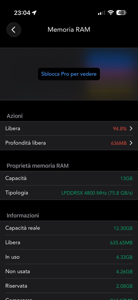 lello_developer's tweet image. Does the iPhone Air have 13 GB of RAM?