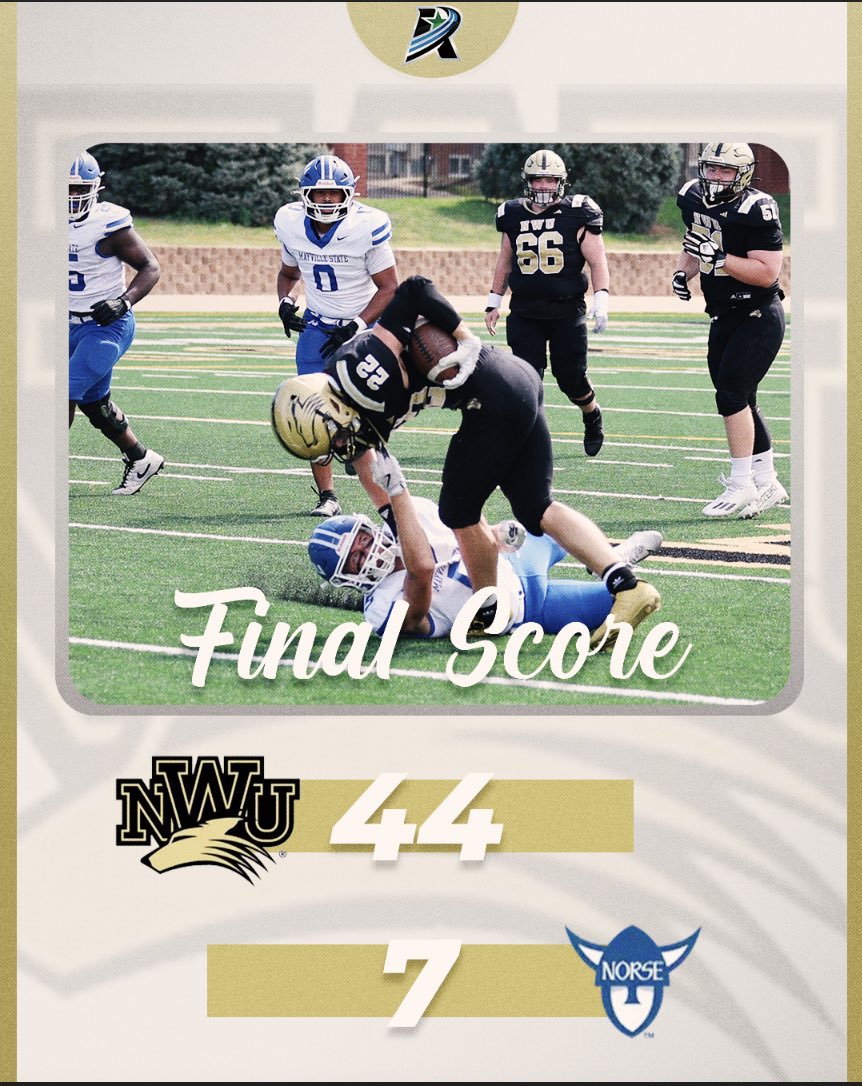 NWUFootball's tweet image. P-WOLVES WIN! 🐺

#FAITH