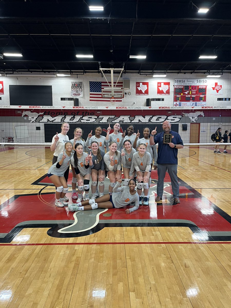 These ladies did it again! VICTORY for the Bears at the Freshman B Team Tournament in Spring Branch!! #WinTheDay