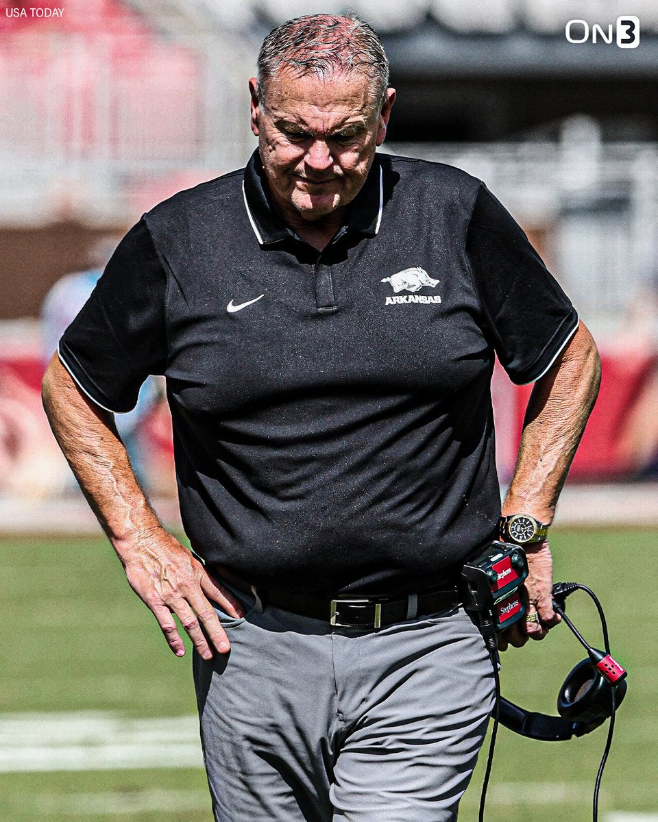 NEW: Sam Pittman sends a message to Arkansas fans wanting him fired: 

"If I was the fans I’d be mad at me too. Hell, I’m mad at me, to be perfectly honest." 

on3.com/college/arkans…