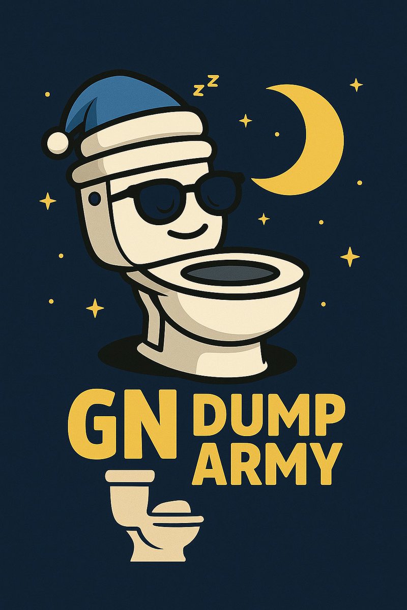 dumparmy's tweet photo. 🌙🚽 GN Dump Army 🚽🌙

May your dreams be red candles,
and your mornings be fresh flushes.

Wen Pump? ❌ Never
Wen Dump? ✅ Always

#GN #DumpArmy #WenDump https://t.co/wXs0nvWH5l