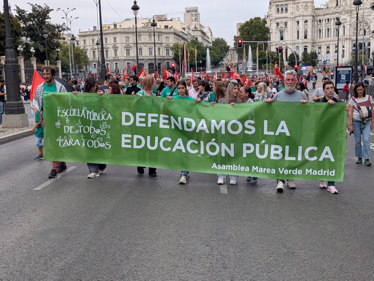 Marea Verde Madrid ¡#MatricúlateEnLaPública! tweet media
