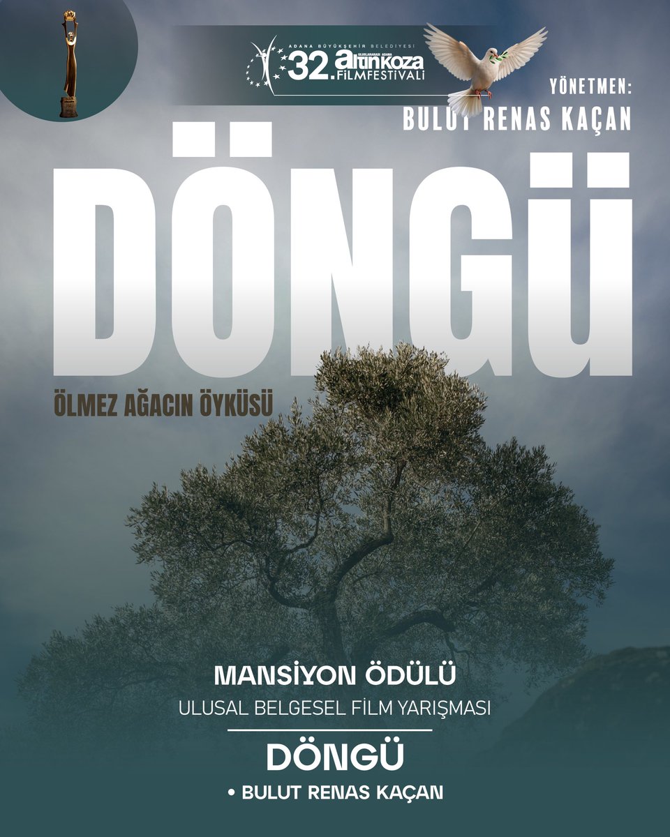 altinkozaff's tweet photo. 32.Uluslararası Adana Altın Koza Film Festivali Ulusal Belgesel Film Yarışması kategorisinde kazanan filmler:

🌟 En iyi belgesel film “ESKİSİ GİBİ”
🌟 Jüri Özel Ödülü “KARDEŞ TÜRKÜLER İLE 30 YIL”
🌟 Mansiyon Ödülü “DÖNGÜ” https://t.co/qYUuJrBLSO