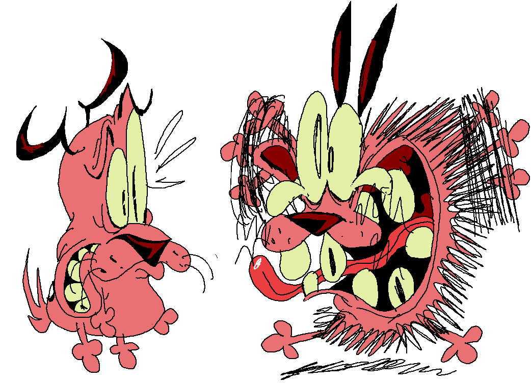EggplantMan1107's tweet photo. courage doodles to get into the halloween spirit https://t.co/wMfVj4rYKr