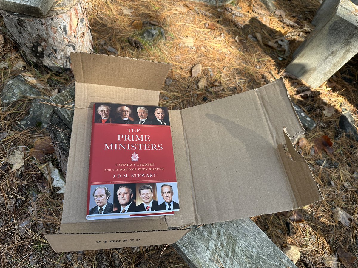.<a href="/jdmstewart1/">J.D.M. Stewart</a> book The Prime Ministers 📕 arrived today, and I couldn’t imagine a better place to crack it open than Dokis Bay - where our Canada’s story runs deep through the land itself.

Grateful for the storytellers who keep our national memory alive.