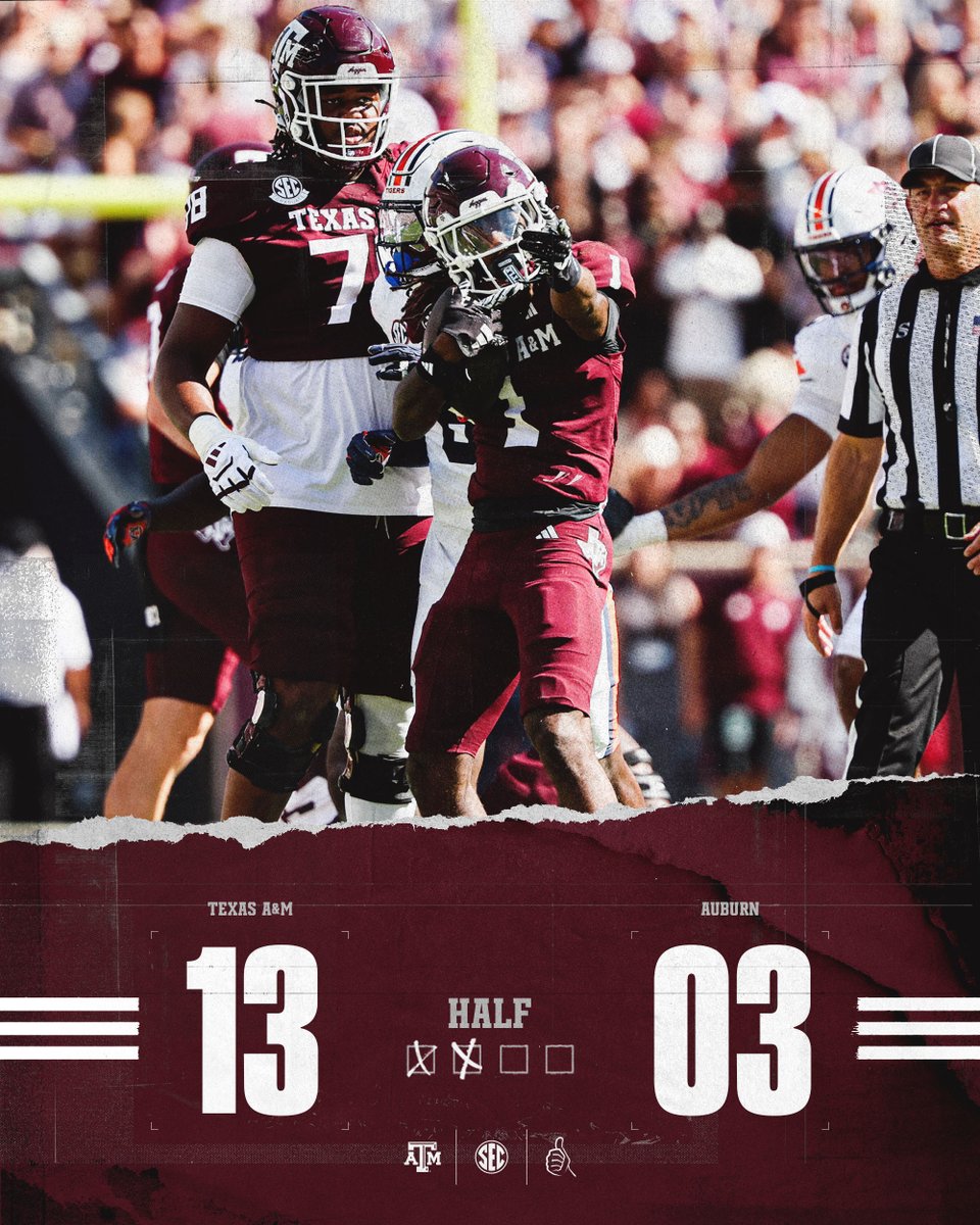 🔘🔘⚪️⚪️

#GigEm | #BTHOauburn